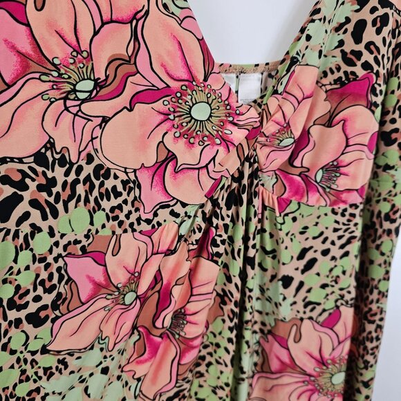 Boho Fairy Cottage Cabincore Whimsy Floral Botanical Strappy Summer Dress XXL - Picture 8 of 14